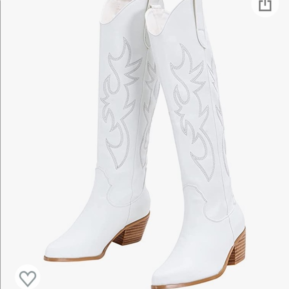 Shoes - White cowboy boots